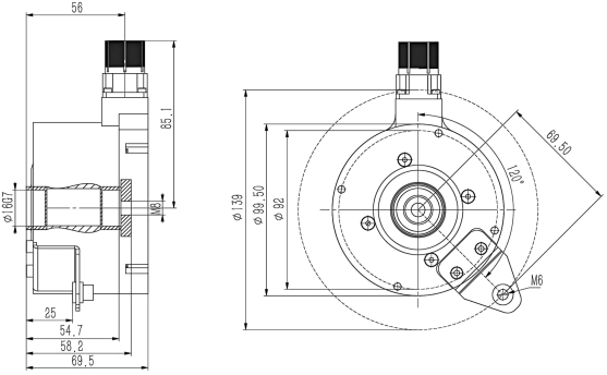 SAH99重載型增量編碼器-西威迪