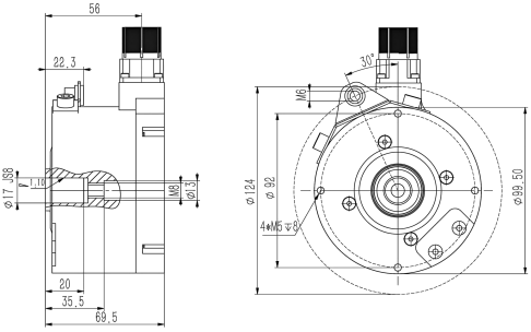 SAH99重載型增量編碼器-西威迪