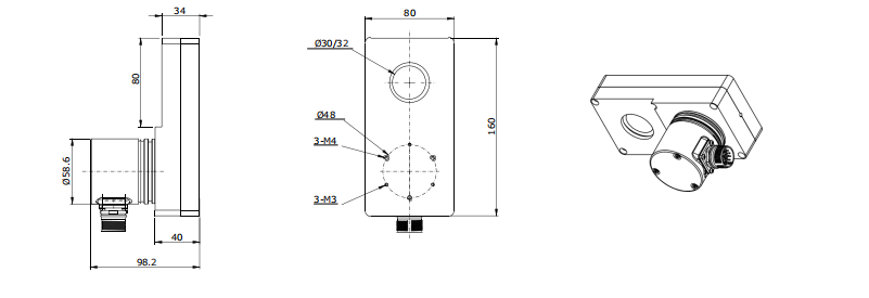 SAAT80 Large Bore Absolute Encoder - Civiti