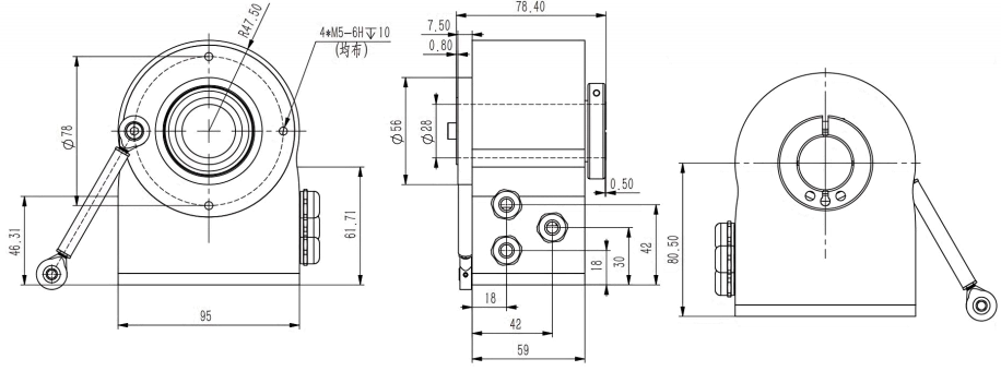 Profibus-DP 通孔絕對值編碼器SAS/M90-西威迪