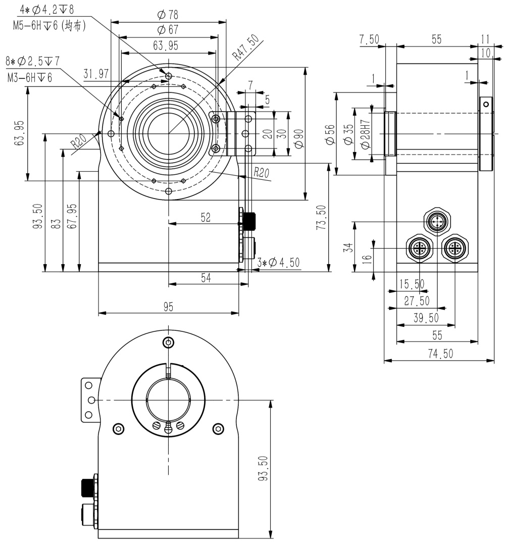 EtherNet/IP通孔絕對值編碼器SAS/M90-西威迪